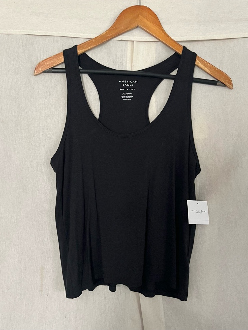 American Eagle Outfitters Black Tank Top NWT